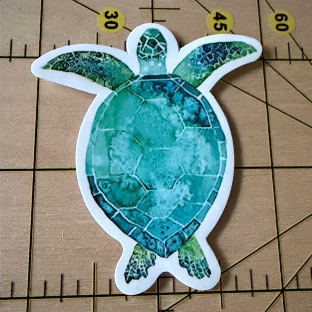 💜13/$13 +Bundle Sticker Sale | Turtle Animal Waterproof Sticker